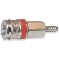 Coupling - RYCO Equivalent - Pem Auto Series - One Touch - Hose Tail - 1/4"