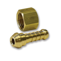 Nuts & Tails (Brass) - 6 mm / 1/4"  | 3/8"