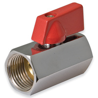 Mini Ball Valve - In-Line Female - 1/2"