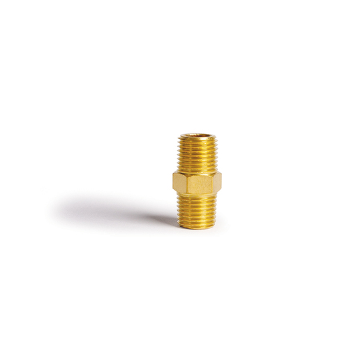 Hexagon Nipples (Brass) - 1/4" x 1/8"