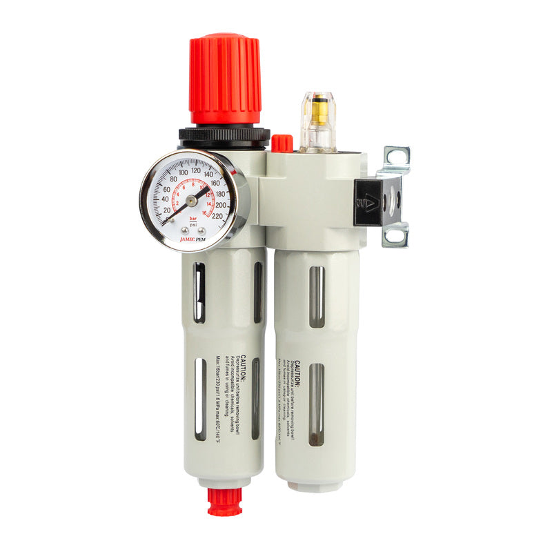 1/4" BSP Filter Regulator Lubricator (FRL)