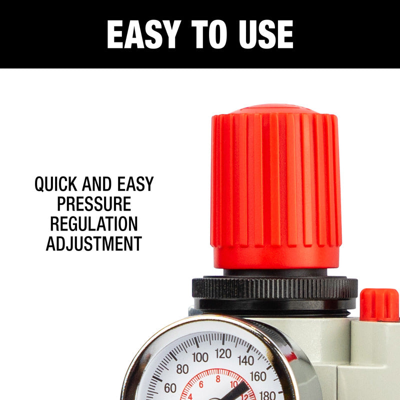 1/4" BSP Filter Regulator Lubricator (FRL)