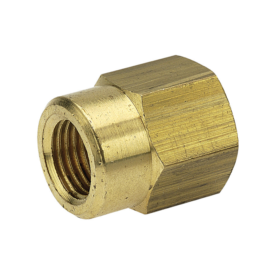 1/2" BSP Female x 1/8" BSP Female Hexagon Reducing Socket Brass Loose