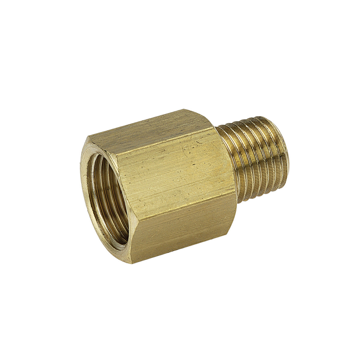 1/2" BSP Female x 3/8" BSP Male Reducing Adaptor Brass
