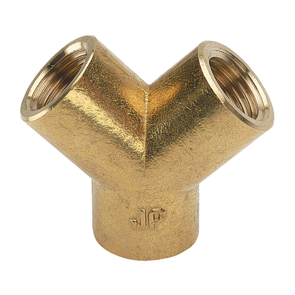 1/4" BSP Female Y Piece Brass