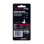 1/4" BSP Male x 3/8" (10mm) Hose Tail Elbow Brass