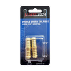 3/8" (10mm) Hose Tail Joiner Brass - 2 Pack