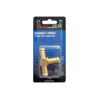 3/8" (10mm) Hose Tail Tee Brass