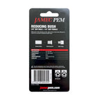 3/8" BSP Male x 1/4" BSP Female Reducing Bush Brass - 2 Pack