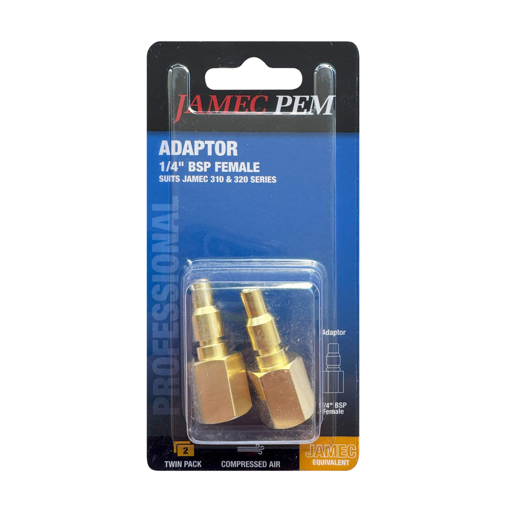 Jamec Pem 310/320 Series - Adaptor 1/4" BSP Female-2 Pack