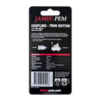 Jamec Pem 320 Series - Twin Button -  1/4" BSP Male Coupling