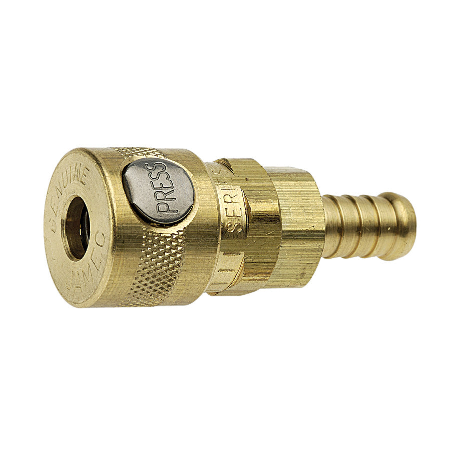 Jamec Pem 320 Series - Twin Button -  10 mm (3/8" ) Hose Tail Coupling