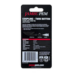 Jamec Pem 320 Series - Twin Button -  10 mm (3/8" ) Hose Tail Coupling