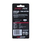 Jamec Pem 320 Series - Twin Button -  3/8" BSP Female Coupling