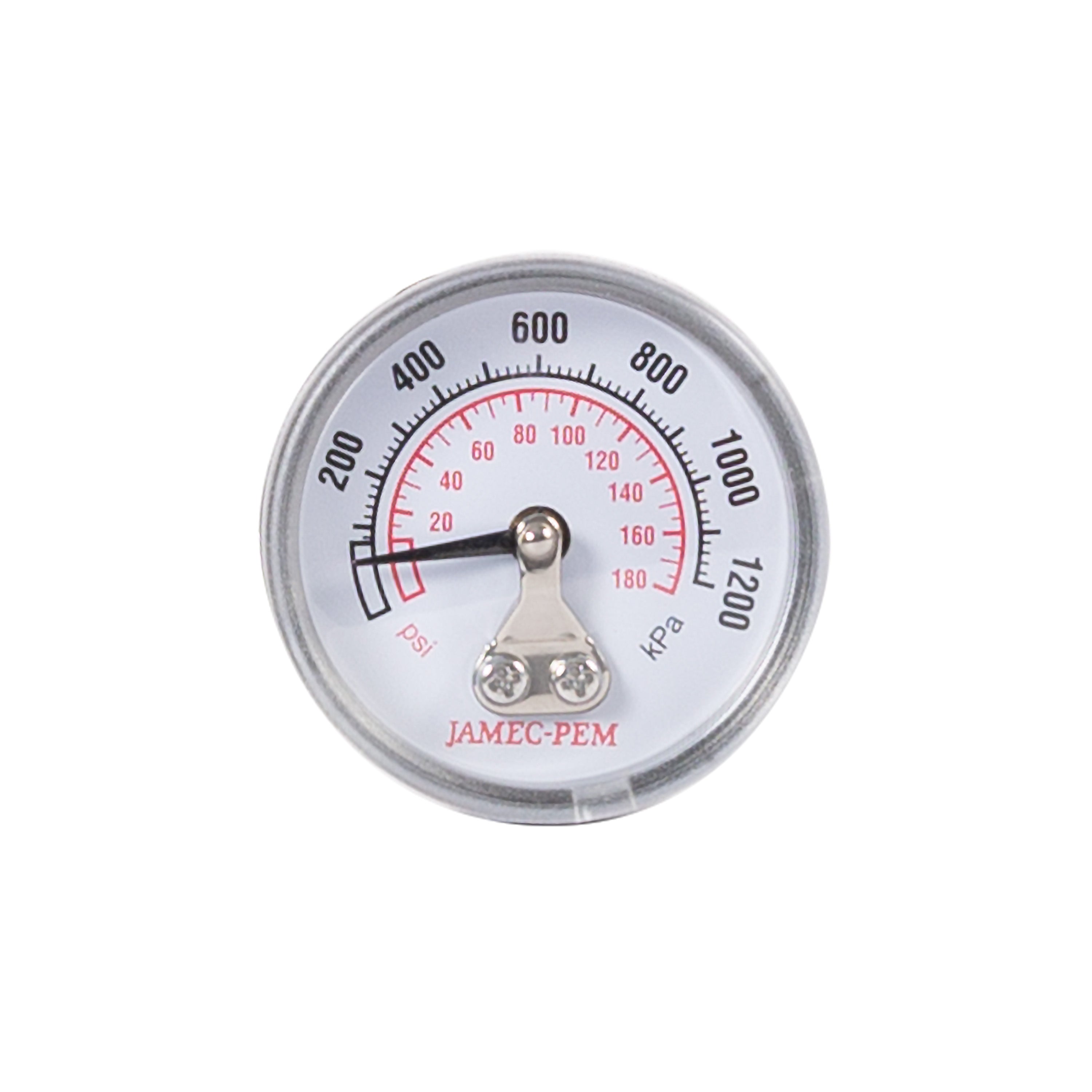 40mm Dry Pressure Gauge - 1/8" BSP Rear Entry - 0-180 PSI