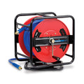 Air Hose Reel - Swivel Base - 8mm (5/16") -  40m hose - Polyurethane
