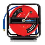 Air Hose Reel - Swivel Base - 8mm (5/16") -  40m hose - Polyurethane