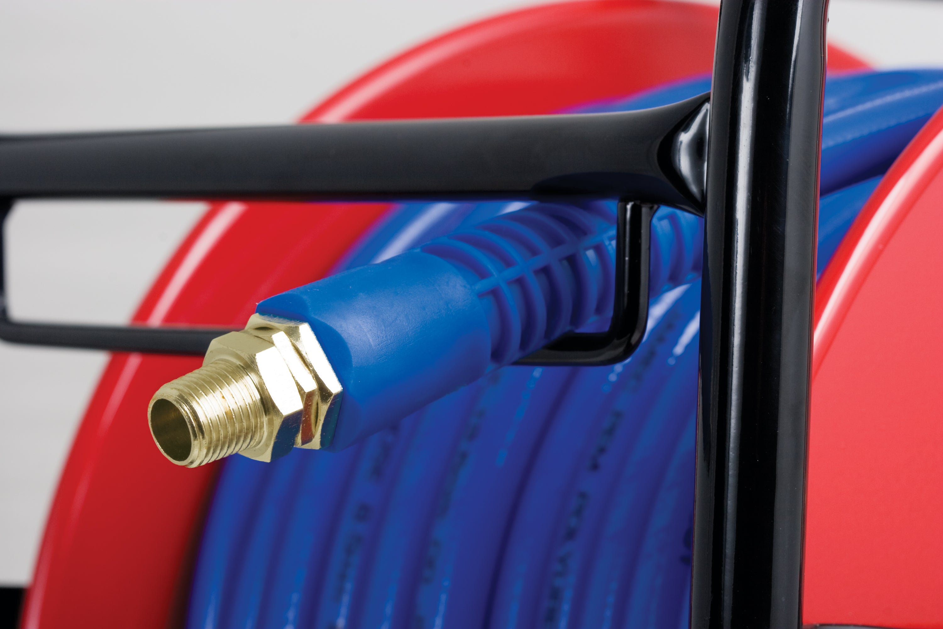 Air Hose Reel - Swivel Base - 8mm (5/16") -  40m hose - Polyurethane