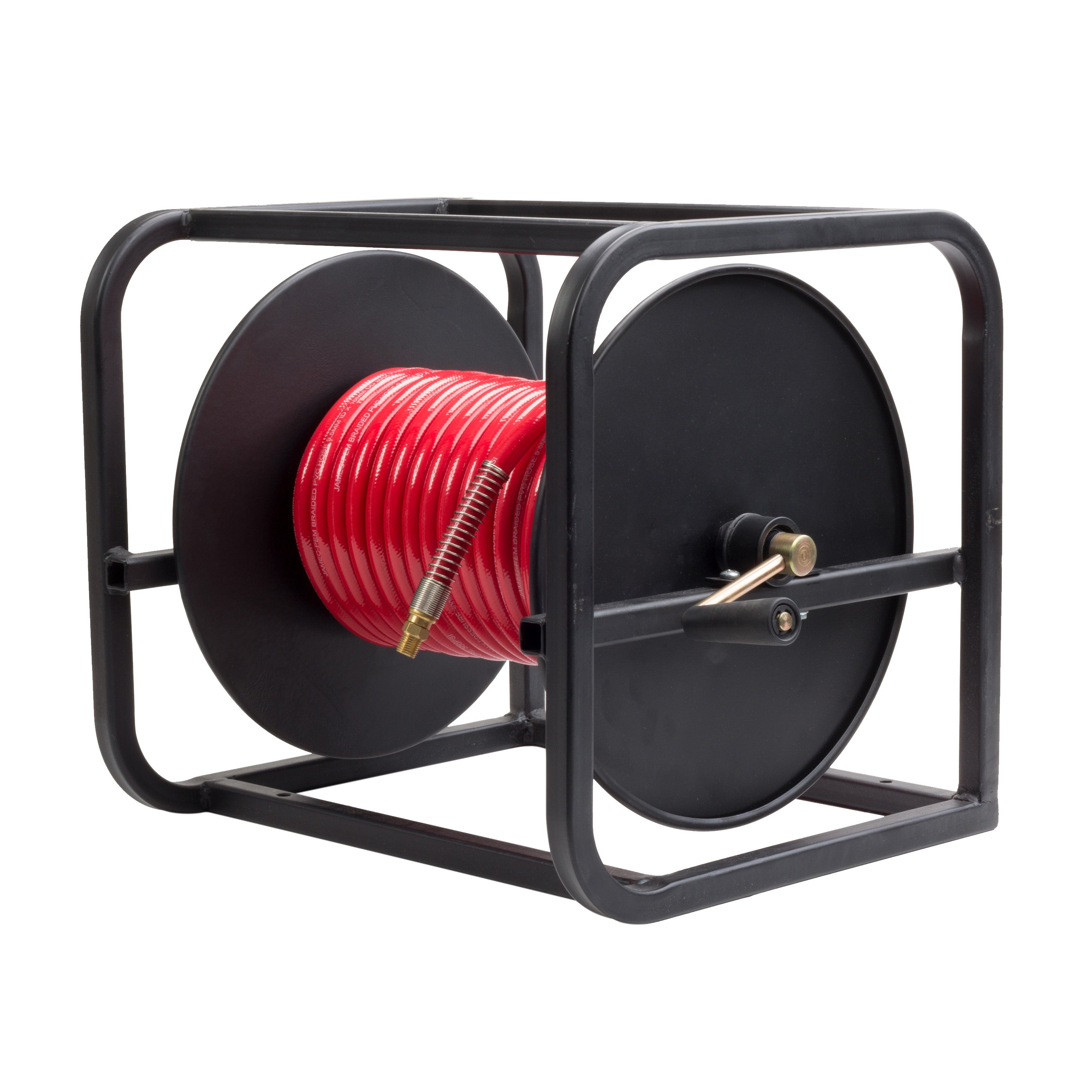 Air/Water Hose Reel - Manual Wind - Trade Quality can hold up to 70 metres hose