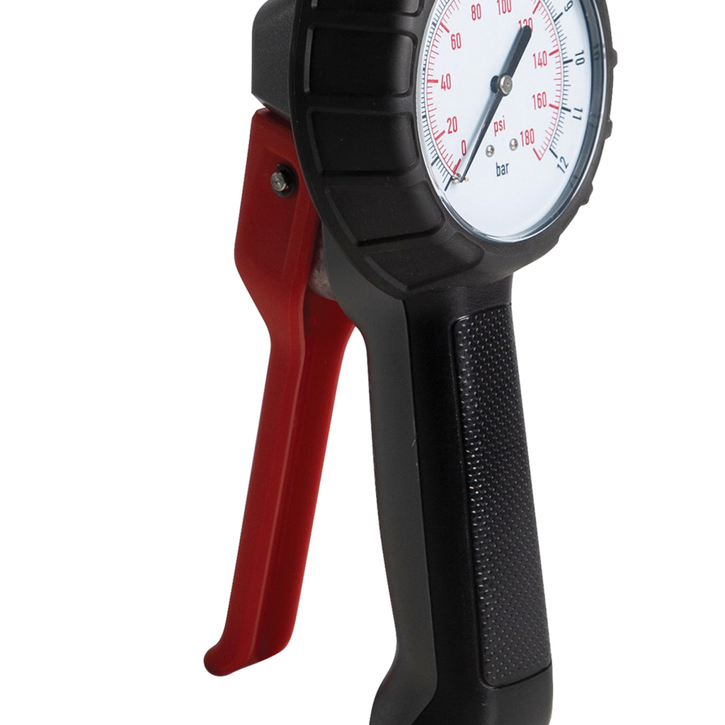 Analogue Tyre Inflator, 80mm Dial, clip on
