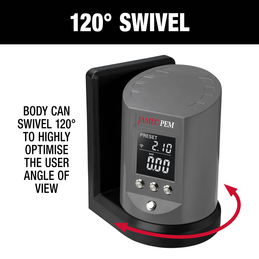 Digital Worskhop Tyre Inflator 120° Swivel Base