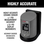 Digital Worskhop Tyre Inflator 120° Swivel Base