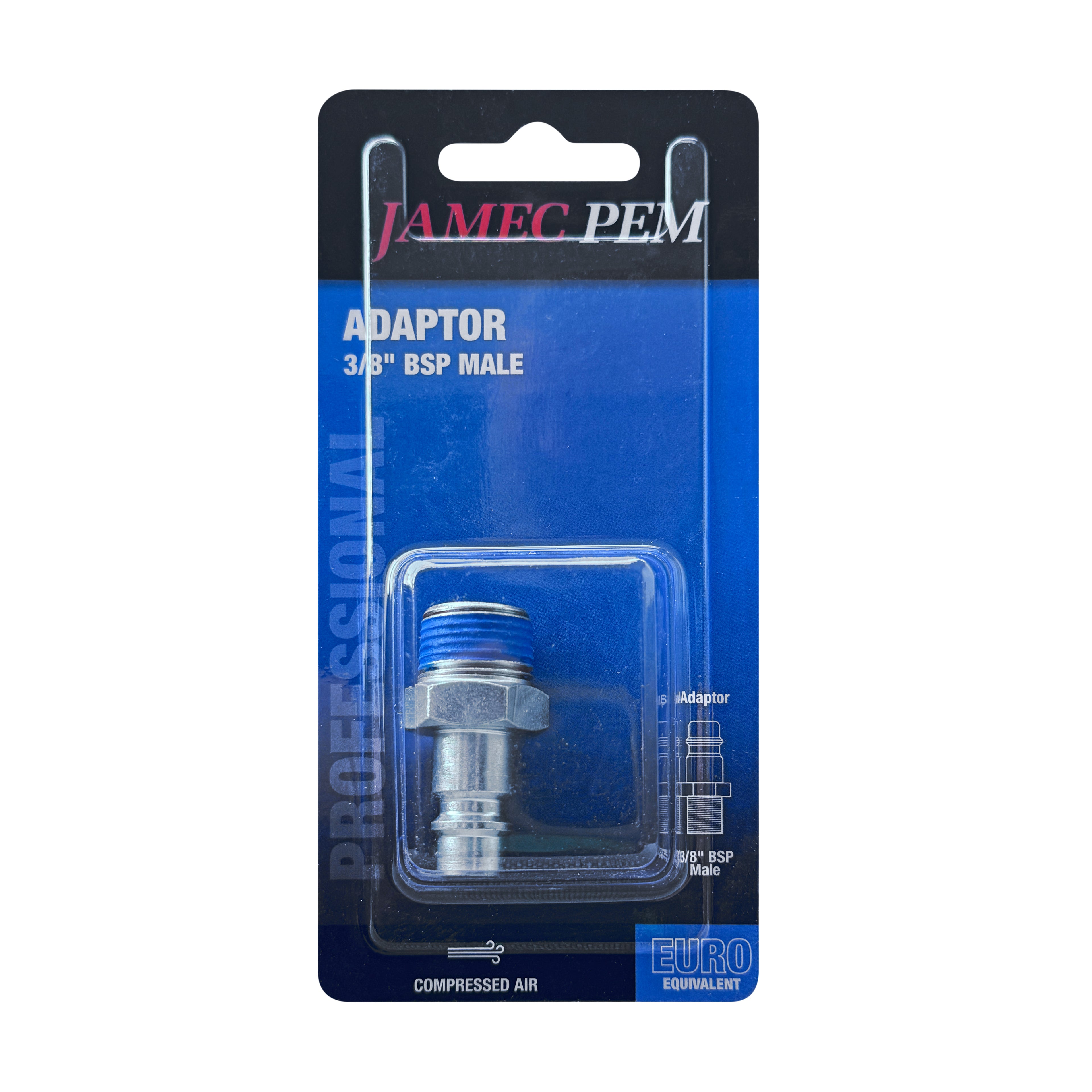 Euro Style 3/8" BSP Male Adaptor