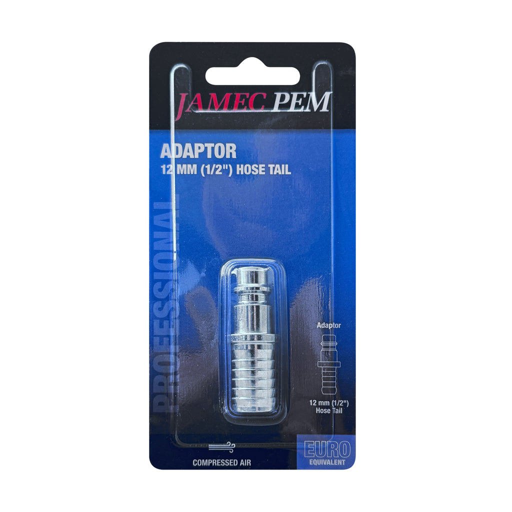 Euro Style 12mm (1/2") Hose Tail Adaptor