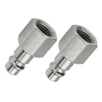 Euro Style 3/8" BSP Female Adaptor - 2 Pack