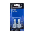 Euro Style 3/8" BSP Female Adaptor - 2 Pack