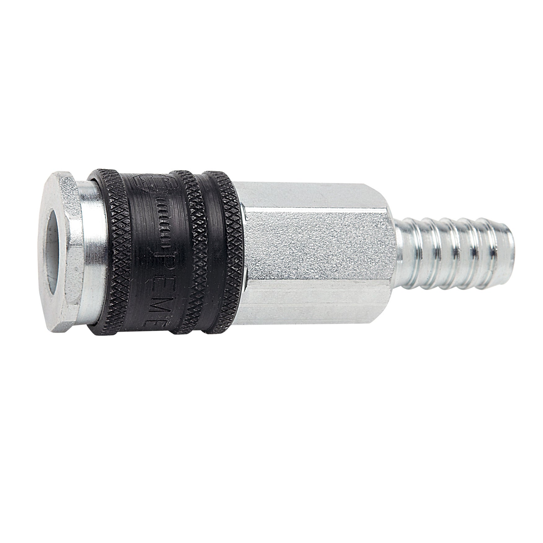 Euro Style 8mm (5/16") Hose Tail Coupling Steel Plated Loose