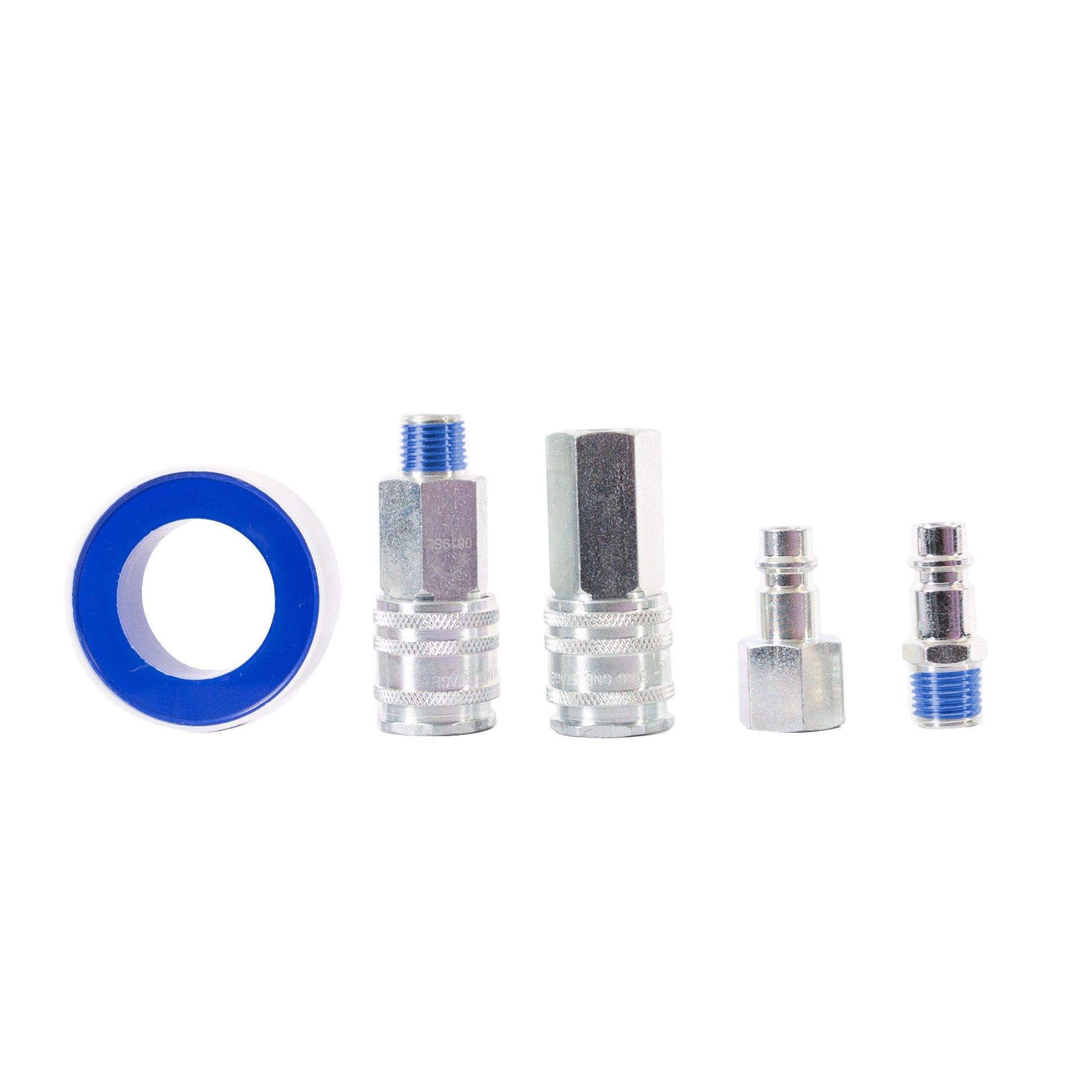 Euro Style Coupling Kit - 1/4" Male and 3/8" (10mm) Hose Tail Threads