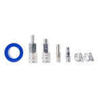 Euro Style Coupling Kit - 1/4" Male and Female Threads