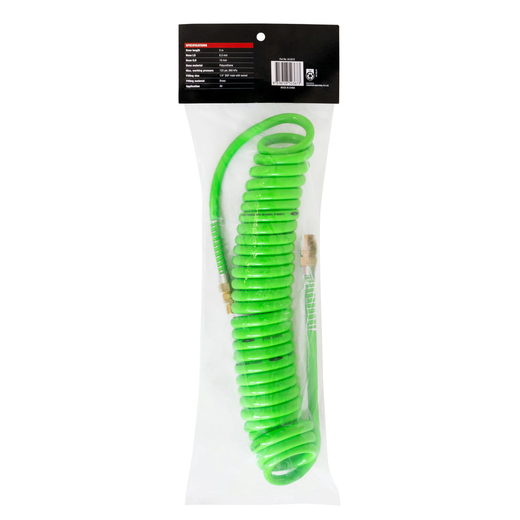 High-Vis PU Coil 10mm x 6.5mm x 5m