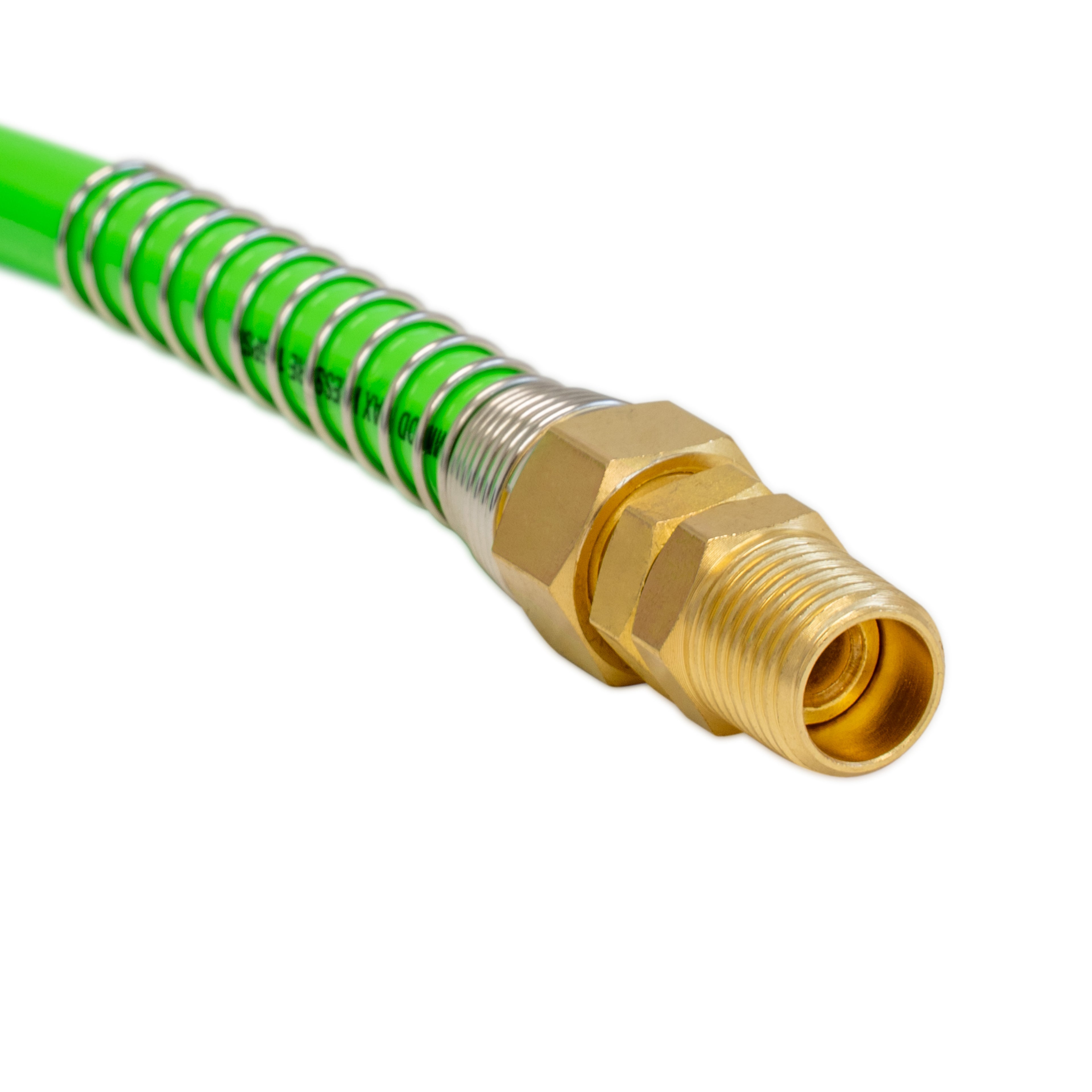 High Vis PU Coil 10mm x 6.5mm x10m