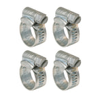Hose Clamp Worm Drive 13-20mm - 4 Pack