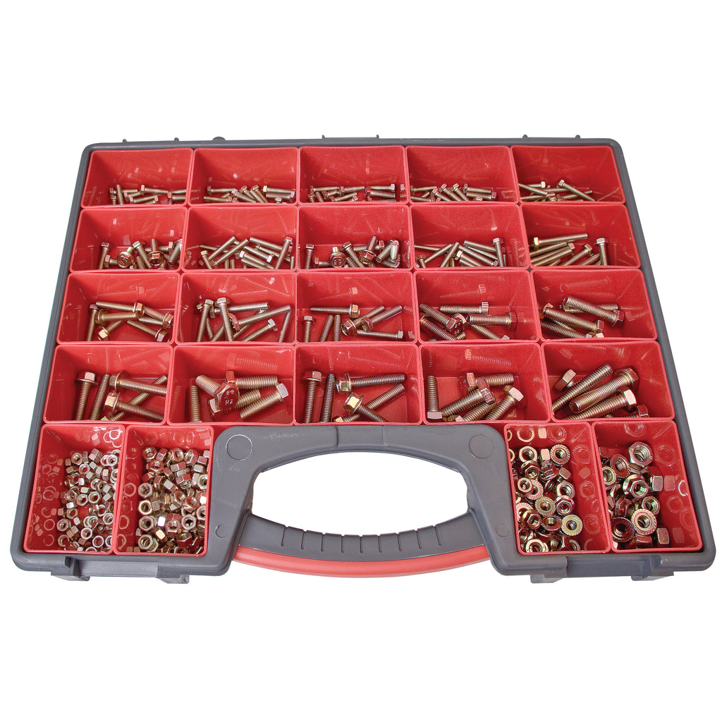 Master Pack Assortment Hexagon Flange Bolts and Nuts 420 Piece