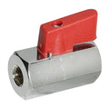 Mini Ball Valve - 1/4" BSP Female x 1/4" BSP Female