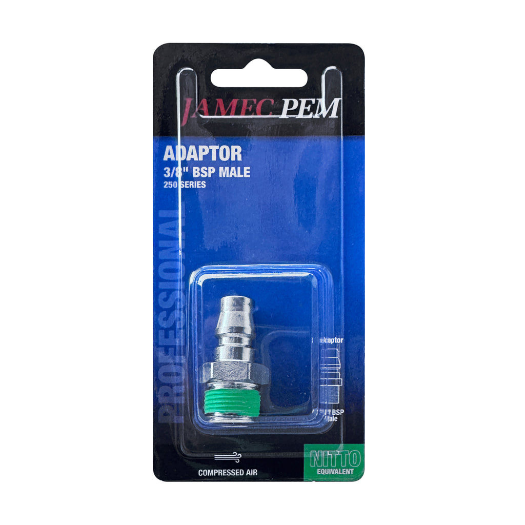 Nitto Style - 3/8" BSP Male Adaptor Plug - 30PM