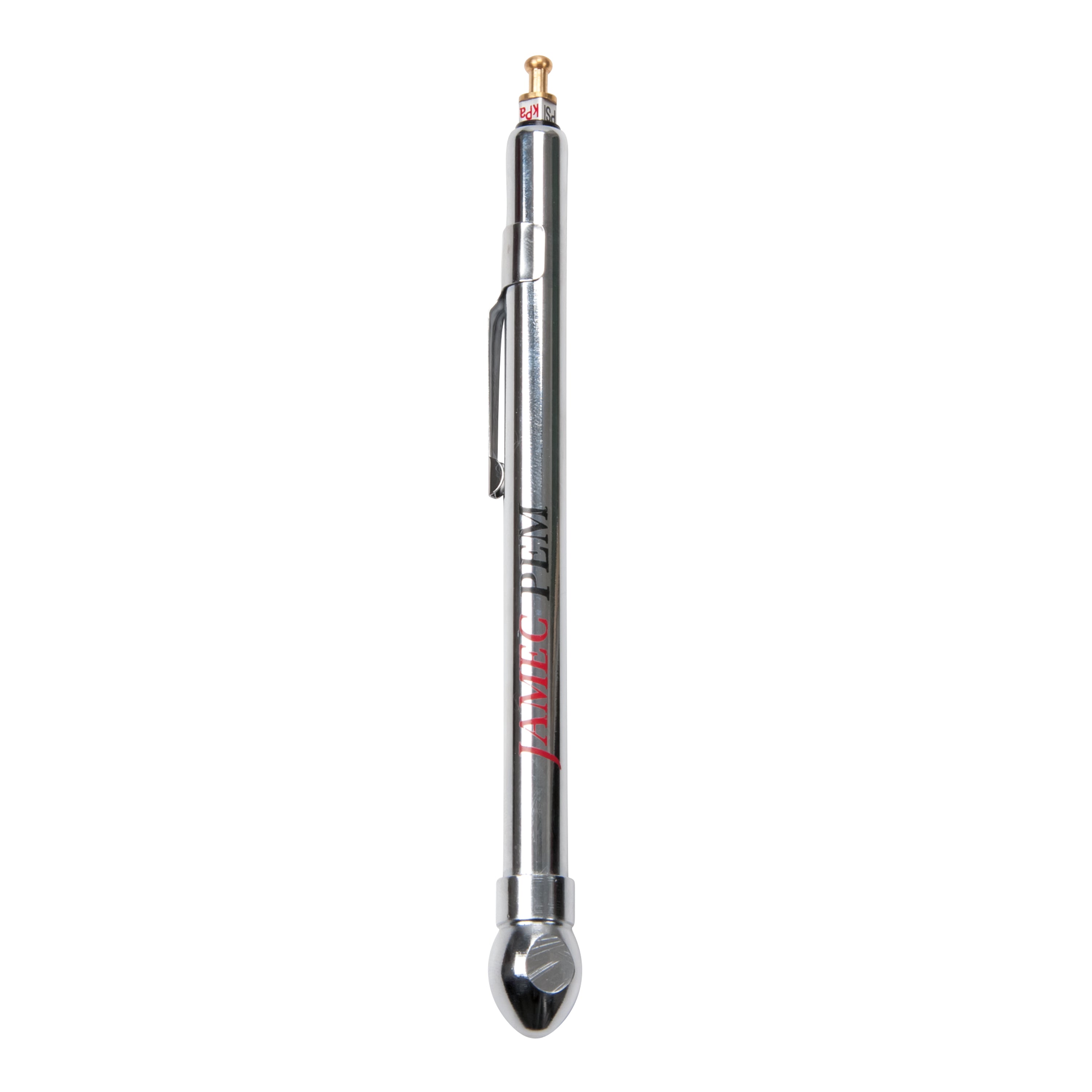 Pencil Long Reach Tractor Tyre Gauge Hold on Chuck 0- 50 PSI