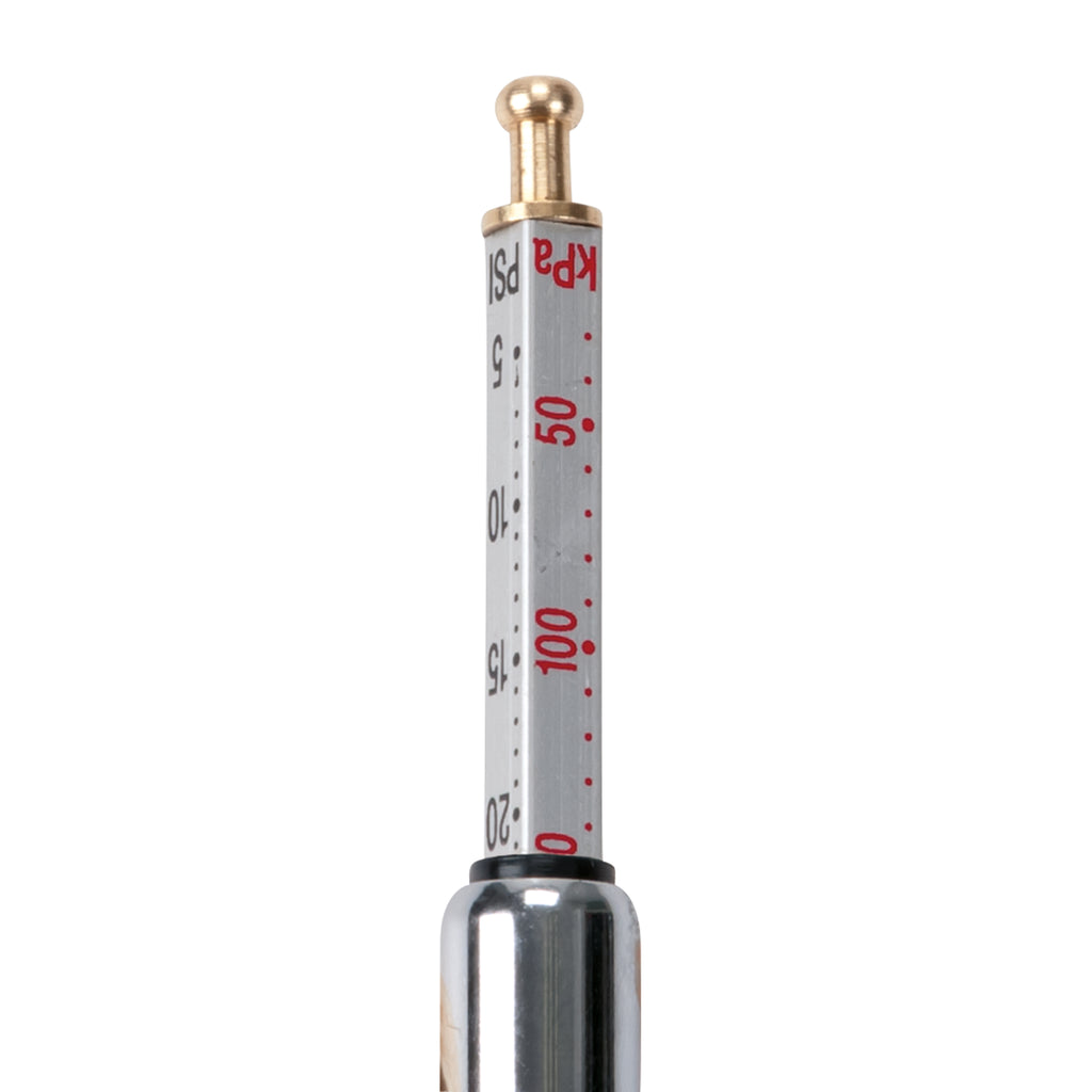 Pencil Long Reach Tractor Tyre Gauge Hold on Chuck 0- 50 PSI