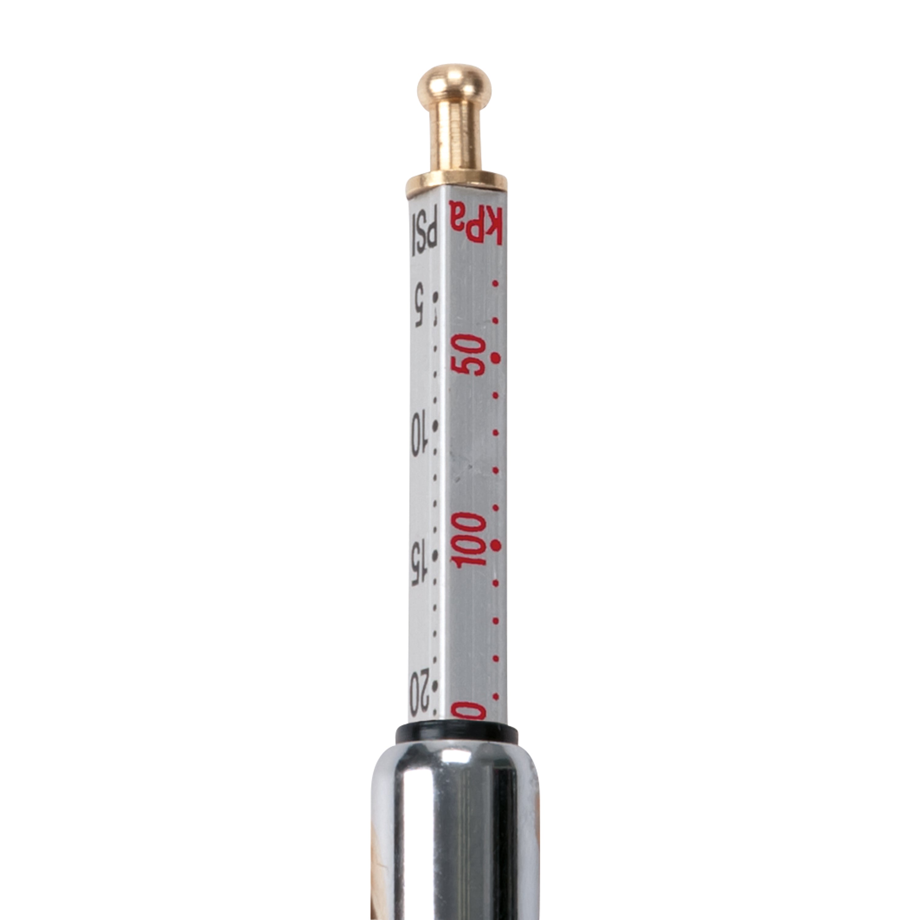 Pencil Long Reach Tractor Tyre Gauge Hold on Chuck 0- 50 PSI