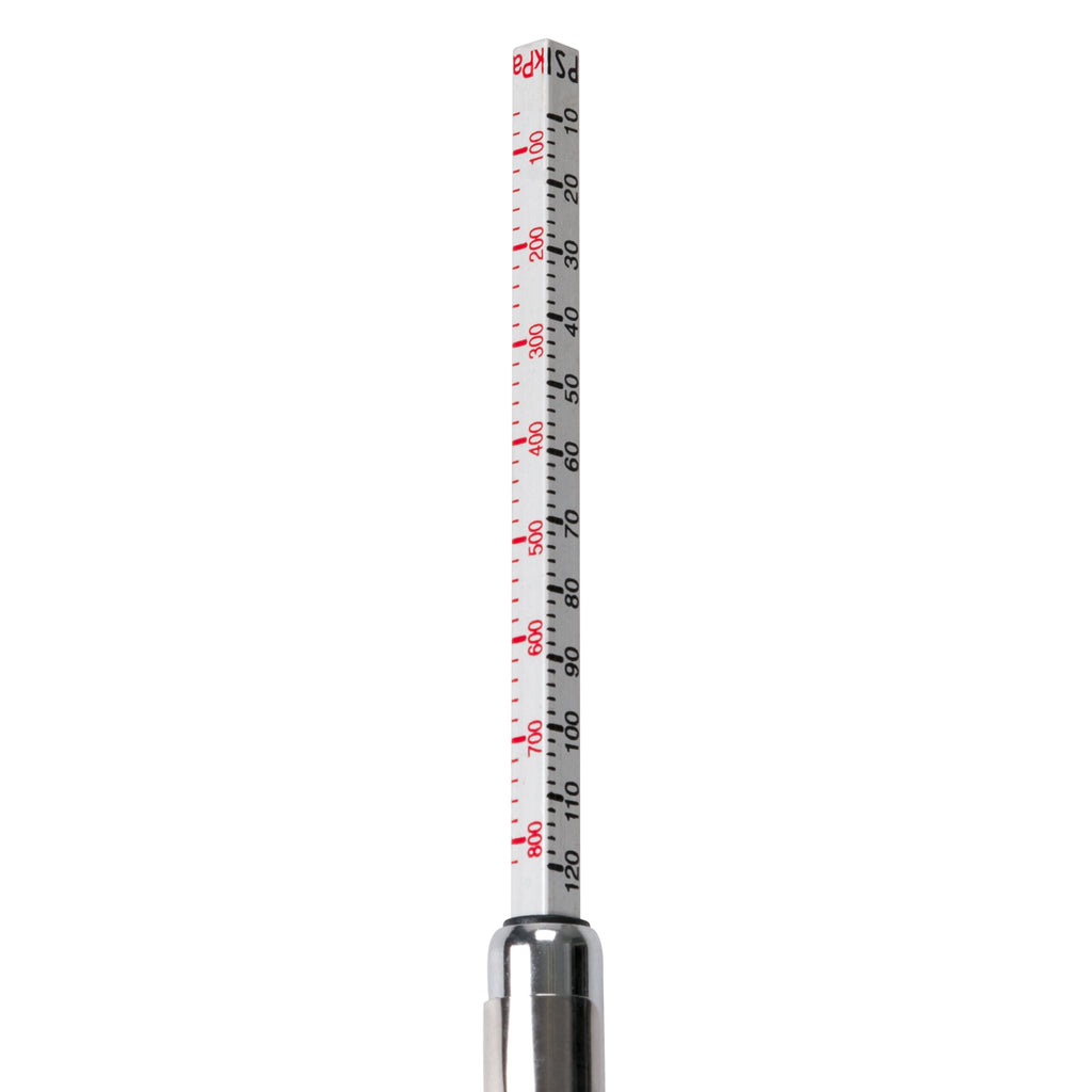 Pencil Tyre Gauge Dual Chuck 10 - 120 PSI