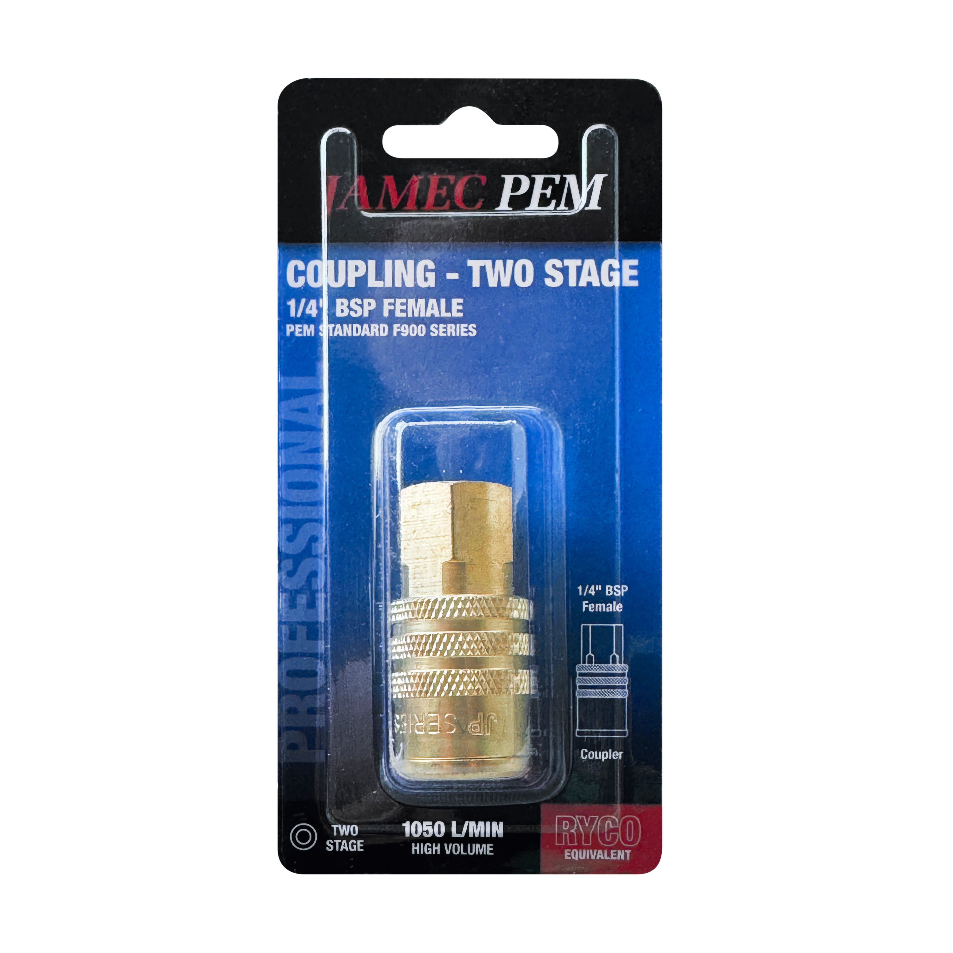 Ryco Style - 1/4" BSP Female Coupling - F900 - Manual