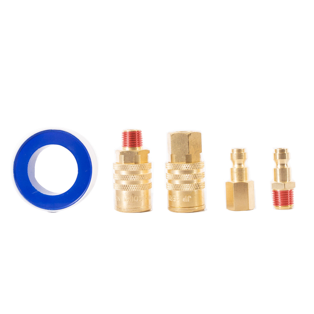 Ryco Style Coupling Kit - 1/4" Male and 10 mm (3/8") Hose Tail Threads