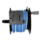 Air Hose Reel - Steel - Manual Wind - 10mm (3/8") - 20 metres - Heavy Duty Hybrid Hose - Extremehose