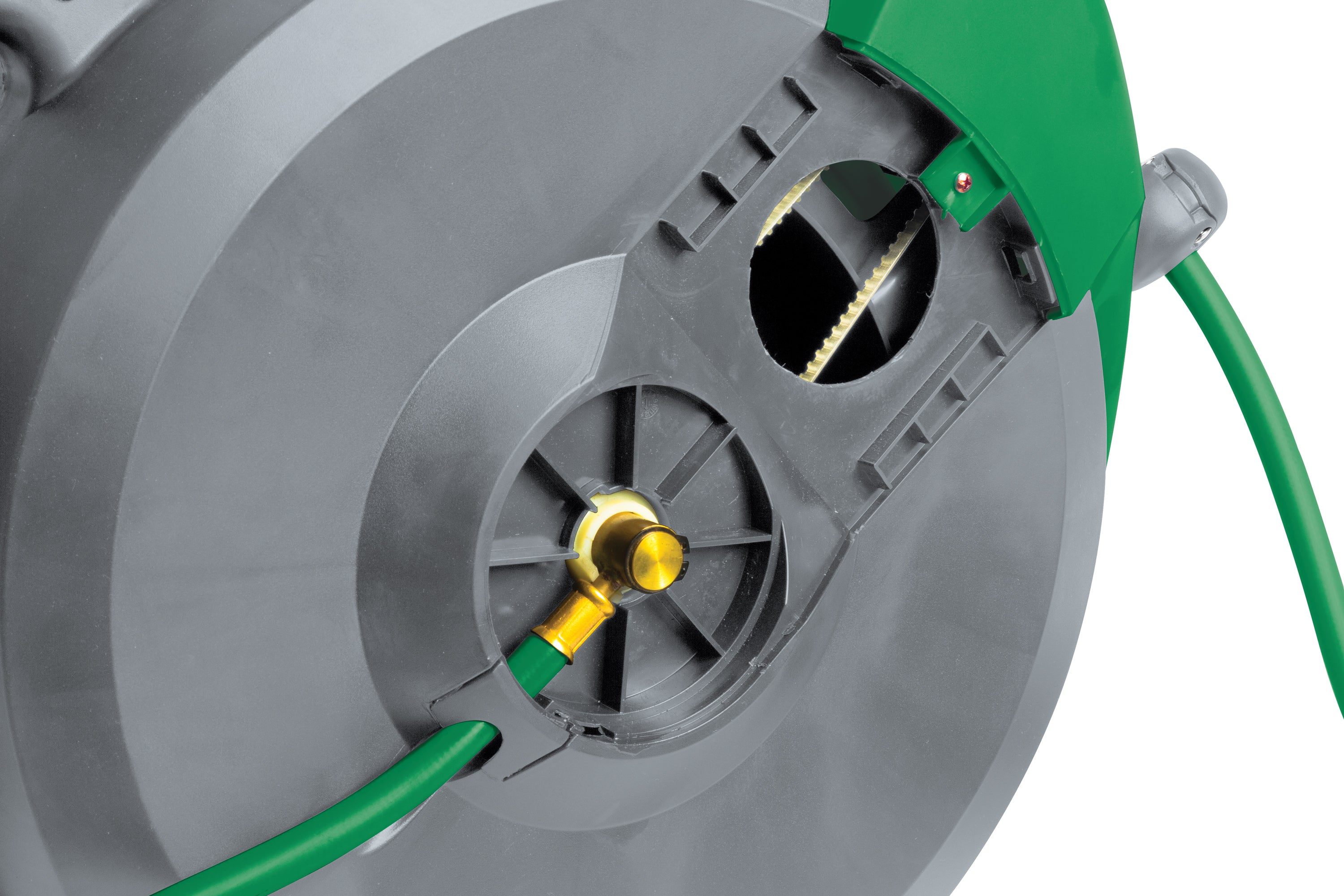 Water Hose Reel - Retractable - 12mm (1/2") - 30 metres - Heavy Duty Hybrid Hose - Pro X Extreme